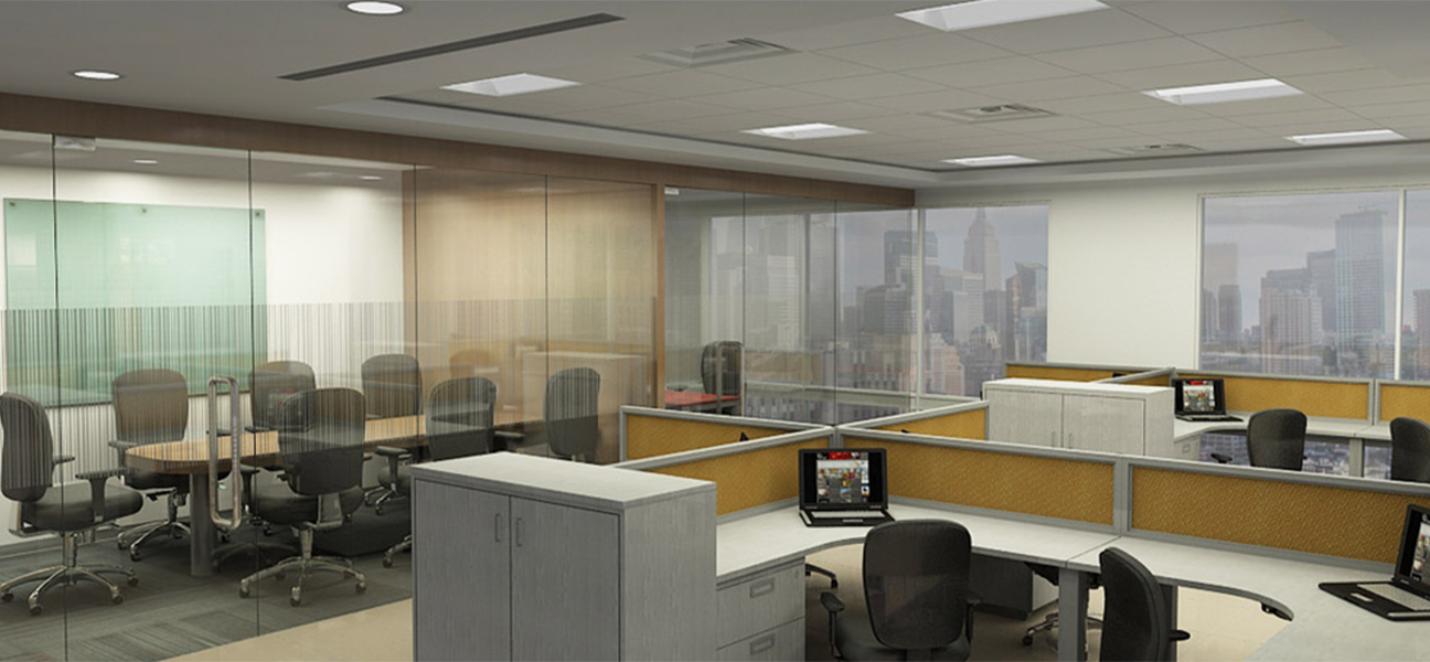 Aggarwal Office corporate interior at DLF Tower New Delhi by Next BC
